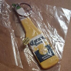 Corona Yellow Bottle Keychain